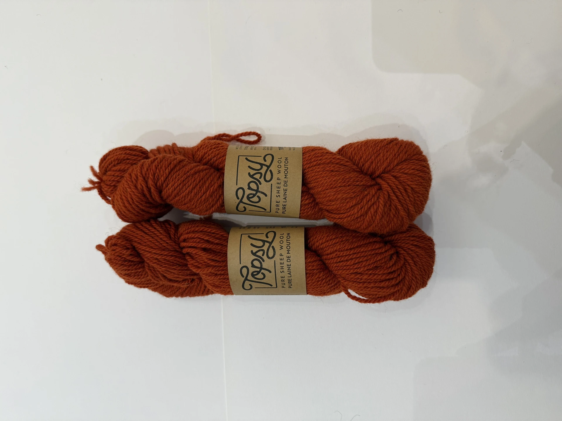 Aran Weight Yarn 130M/110G 焦糖橙