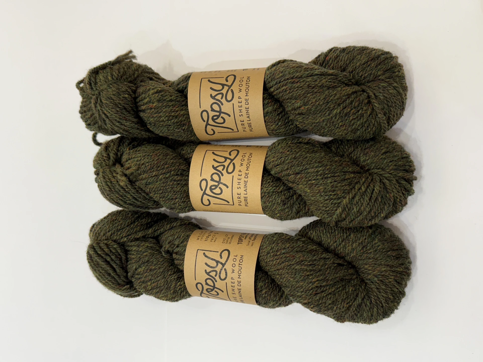 Aran Weight Yarn 130M/110G 森林綠