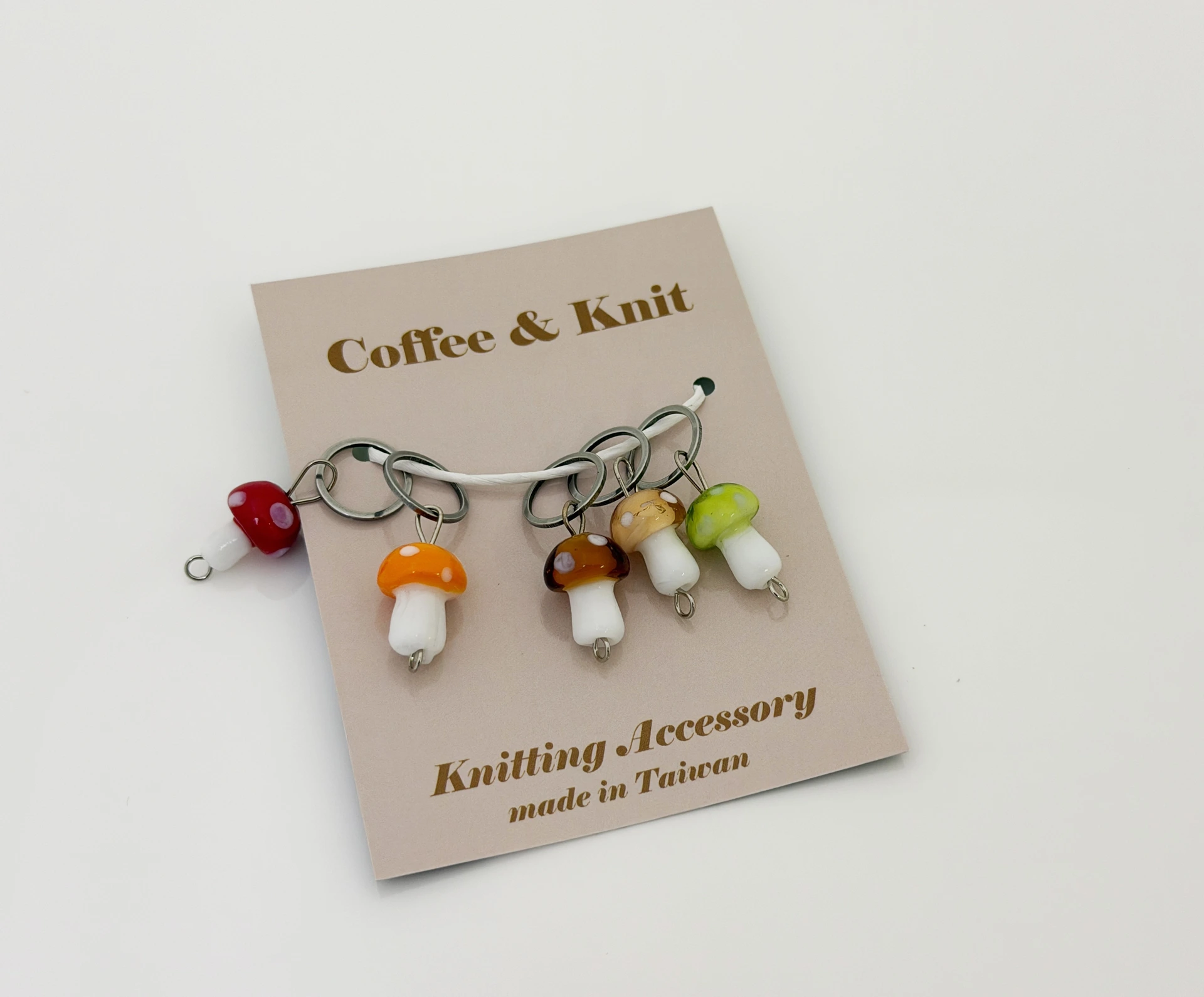 Mushroom Stitch Markers