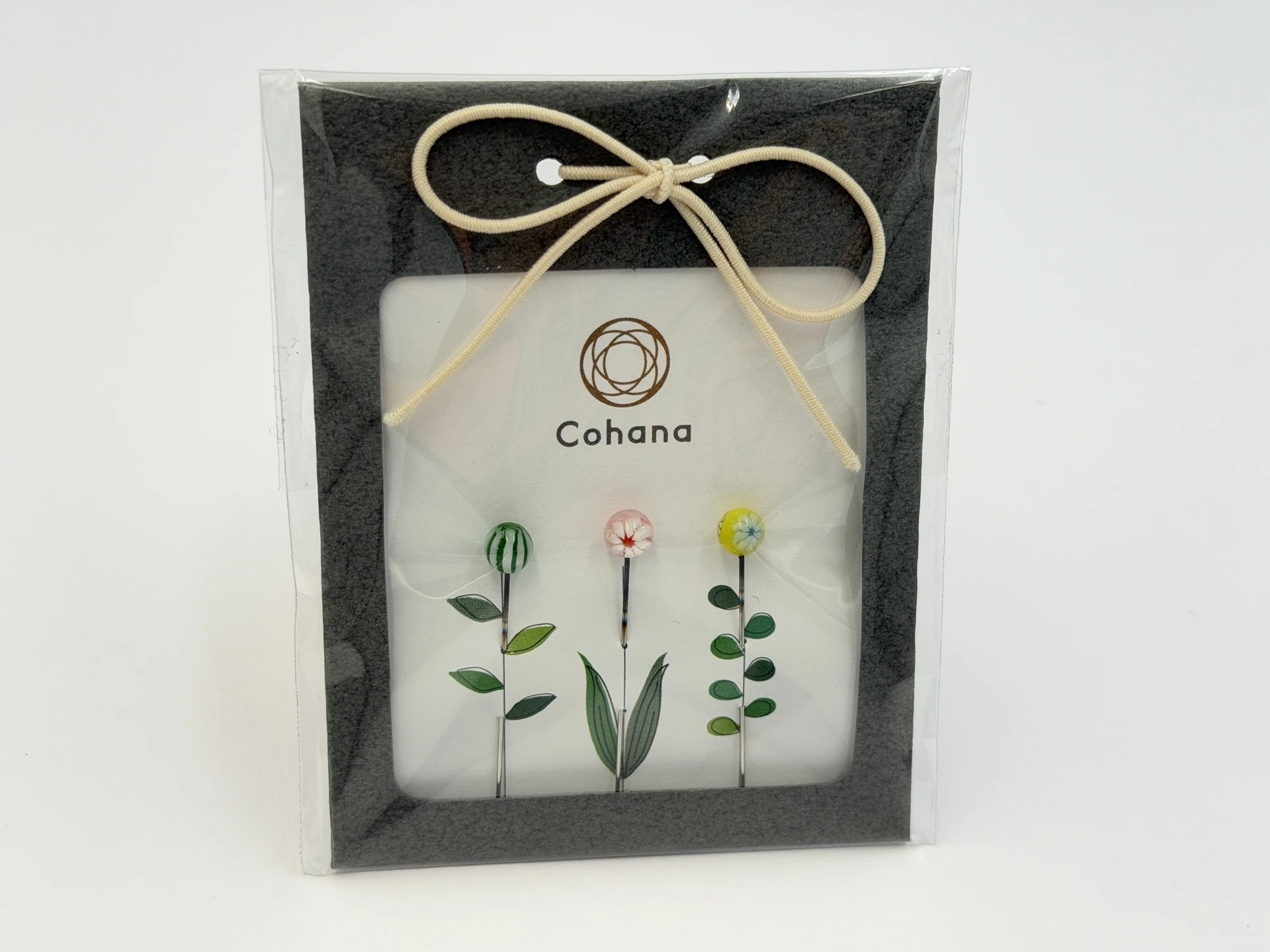 Cohana 蜻蜓玻璃珠針 