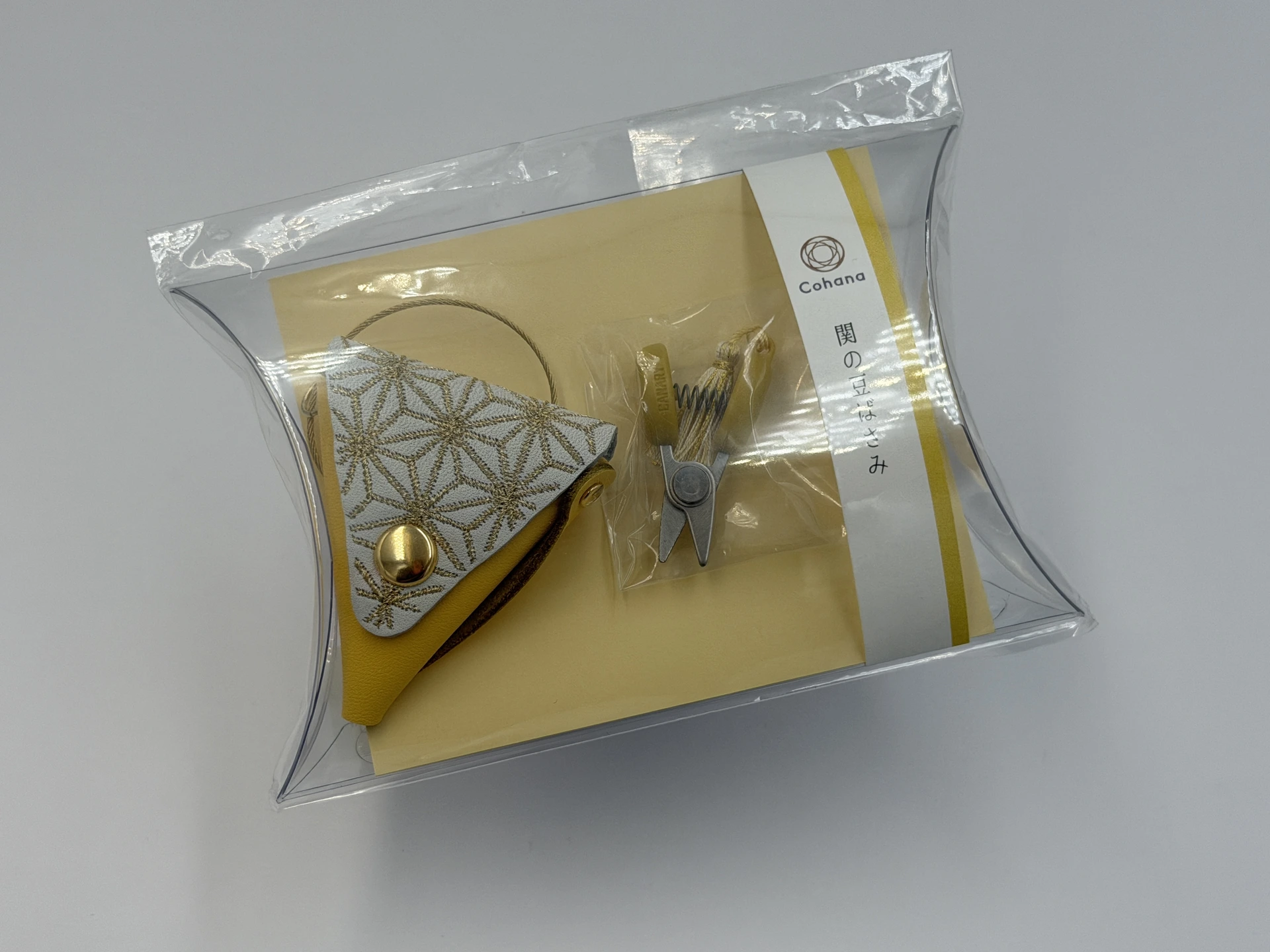 Cohana 9周年限定 特別版皮革套 関の豆 關之豆迷你線剪